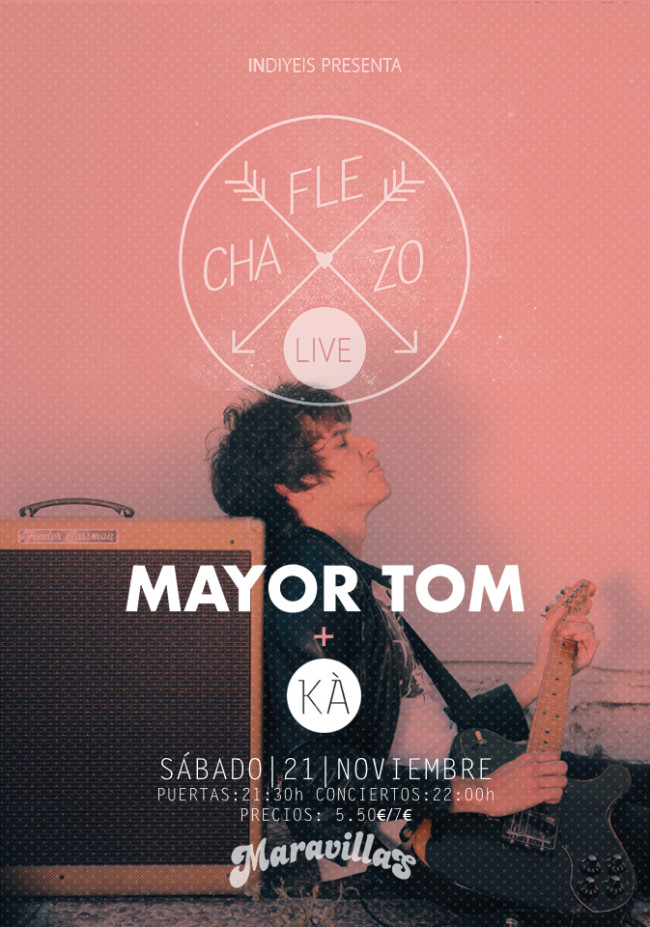 MAYOR TOM te hará un UNFOLLOW si no vas a su concierto del 21N en la Maravillas